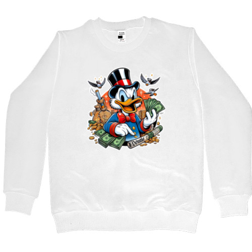 Men’s Premium Sweatshirt - Scrooge McDuck 3 - Mfest