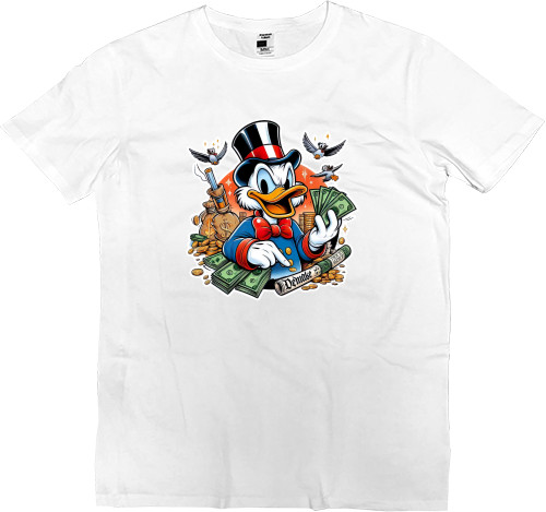 Men’s Premium T-Shirt - Scrooge McDuck 3 - Mfest