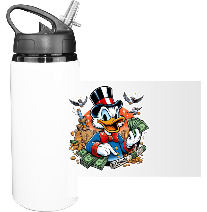 Sport Water Bottle - Scrooge McDuck 3 - Mfest