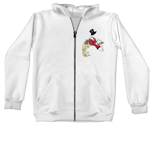 Unisex Zip-through Hoodie - Scrooge McDuck 5 - Mfest