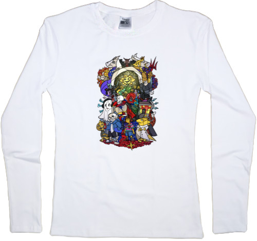 Women's Longsleeve Shirt - Undertale Stained glass - Mfest