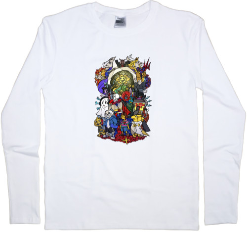 Men's Longsleeve Shirt - Undertale Stained glass - Mfest