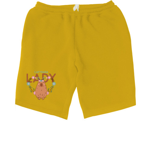 Kids' Shorts -  Lady Capybara - Mfest