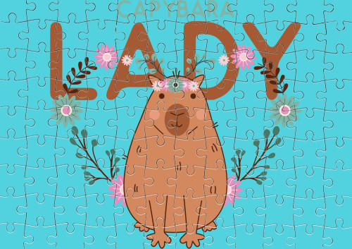 Puzzle -  Lady Capybara - Mfest