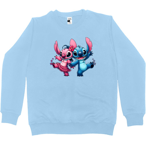 Women's Premium Sweatshirt - Stitch and Angel - Mfest