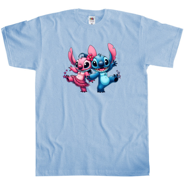 Kids' T-Shirt Fruit of the loom - Stitch and Angel - Mfest