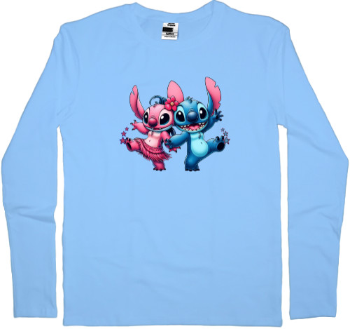 Kids' Longsleeve Shirt - Stitch and Angel - Mfest