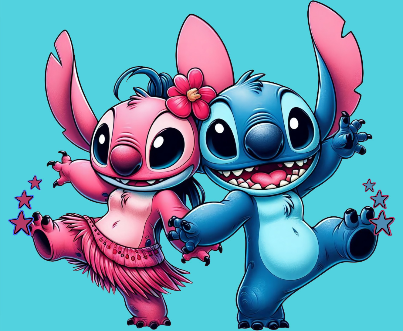 Stitch and Angel