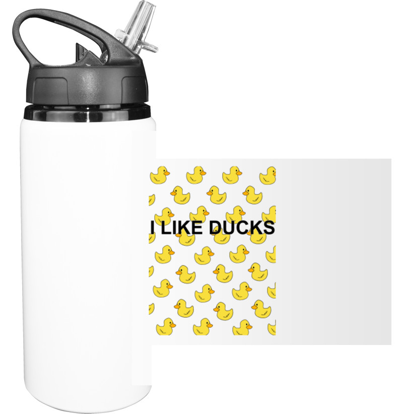 Бутылка для воды - I like ducks - Mfest