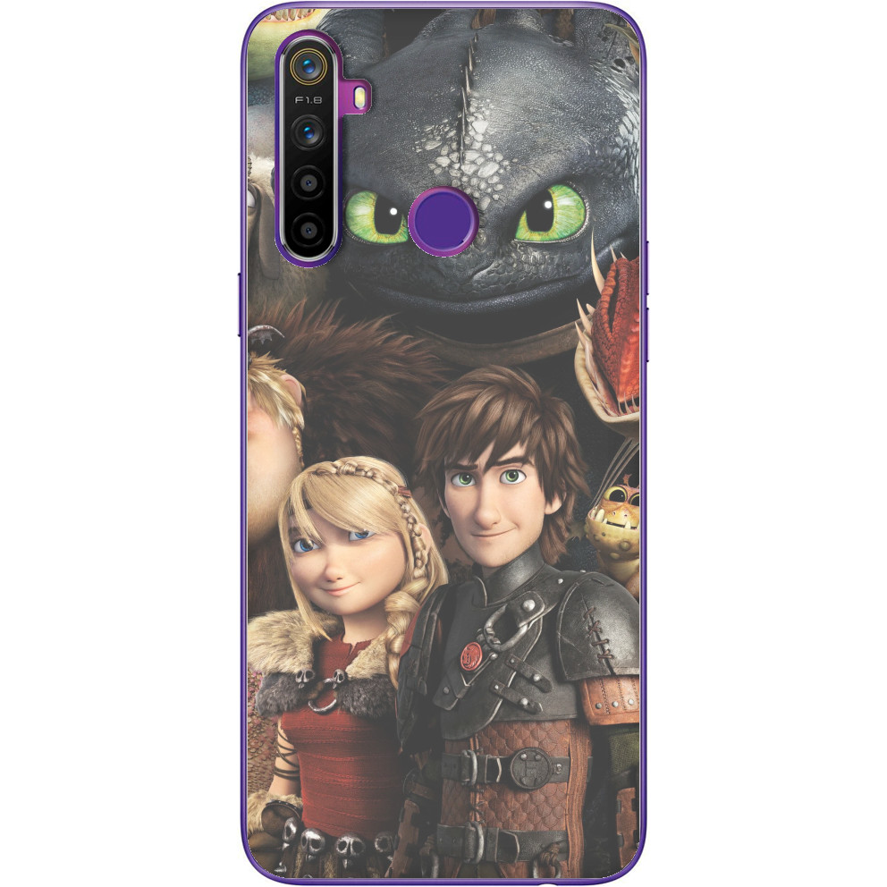 Чехол Realme - How to Train Your Dragon - Mfest