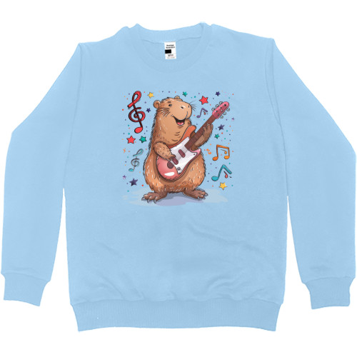 Women's Premium Sweatshirt - Musical capybara - Mfest