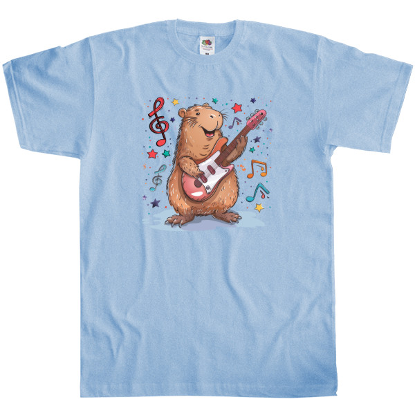 Kids' T-Shirt Fruit of the loom - Musical capybara - Mfest