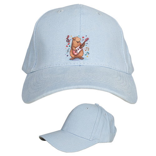 Kids' Baseball Cap 6-panel - Musical capybara - Mfest