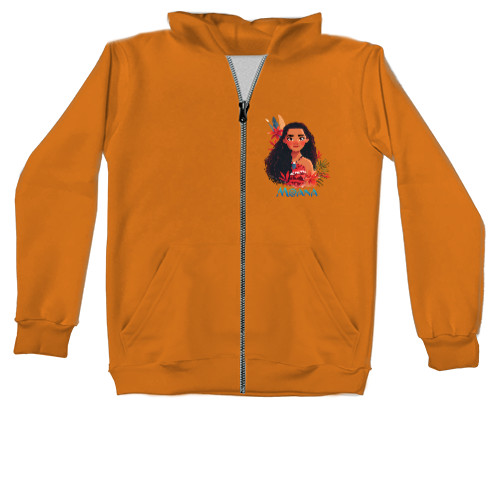 Kids' Zip-through Hoodie - Moana - Mfest