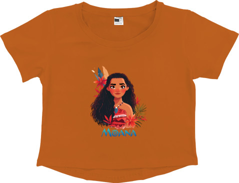 Women's Cropped Premium T-Shirt - Moana - Mfest