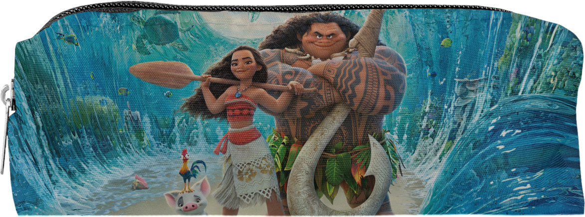 Pencil case 3D - Moana Maui Pua And Hei Hei - Mfest