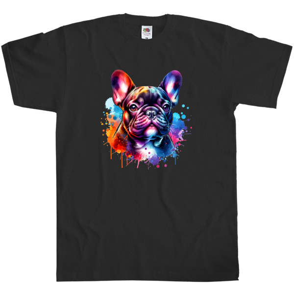 Men's T-Shirt Fruit of the loom - French bulldog - Mfest