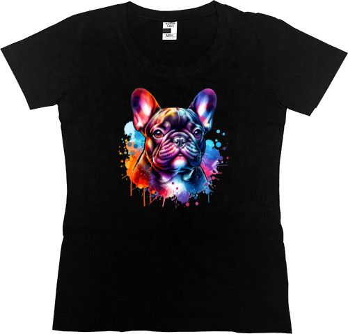 Английский Бульдог - Premium Women's T-shirt - French bulldog - Mfest