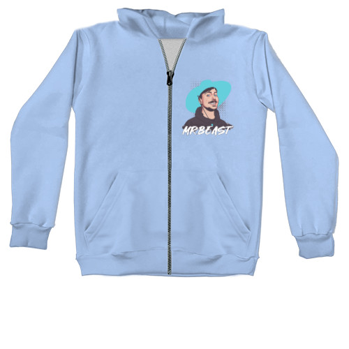 Kids' Zip-through Hoodie - Mister Beast - Mfest