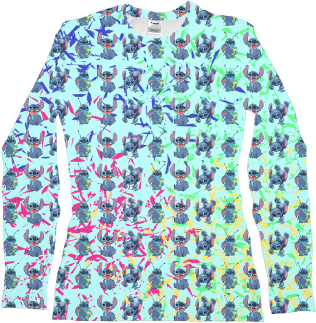 Women's Longsleeve Shirt 3D -  Stitch - Mfest