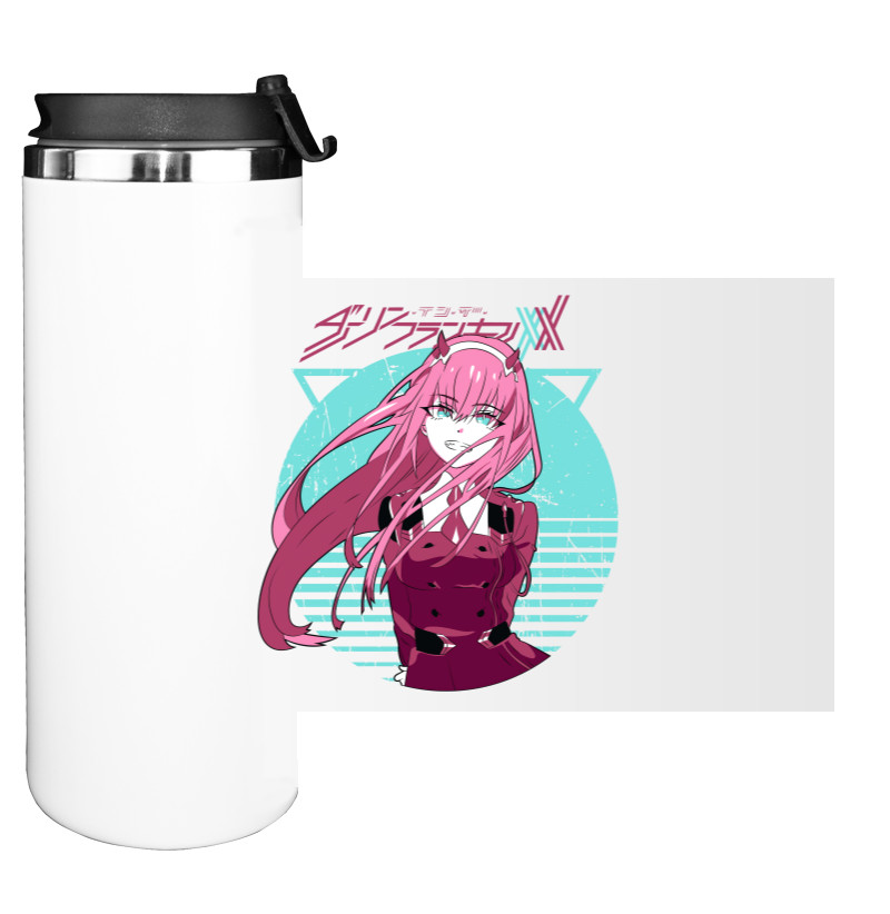 Water Bottle on Tumbler - Darling in the Franxx - Mfest