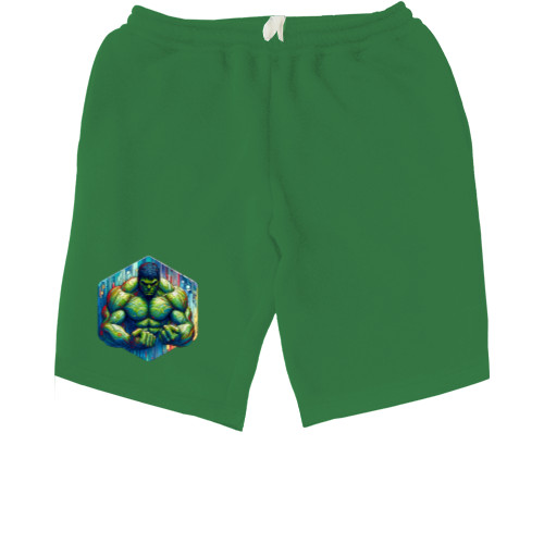 Kids' Shorts - Hulk art - Mfest