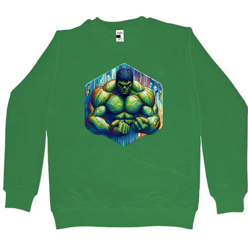 Kids' Premium Sweatshirt - Hulk art - Mfest