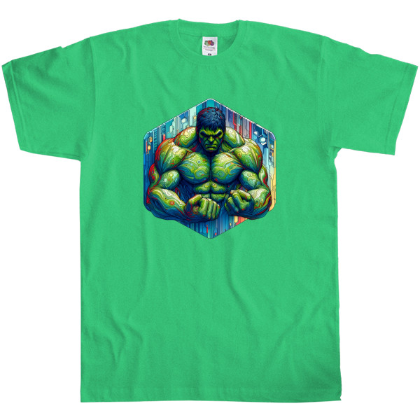 Kids' T-Shirt Fruit of the loom - Hulk art - Mfest