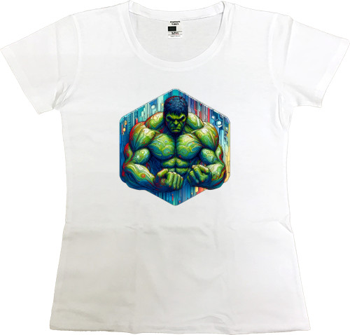 Women's Premium T-Shirt - Hulk art - Mfest