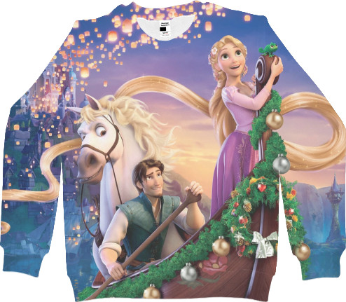 Kids' Sweatshirt 3D -  Rapunzel - Mfest