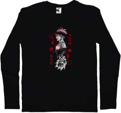 Men's Longsleeve Shirt - Black Clover Asta - Mfest