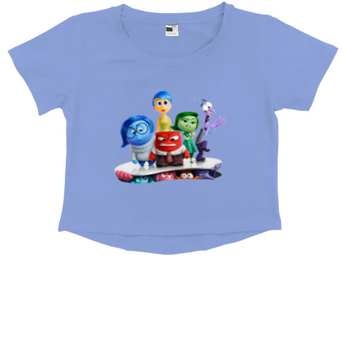 Kids' Premium Cropped T-Shirt - Inside Out 3 - Mfest