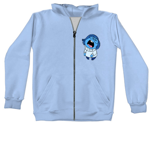 Kids' Zip-through Hoodie -  Sadness  inside out - Mfest