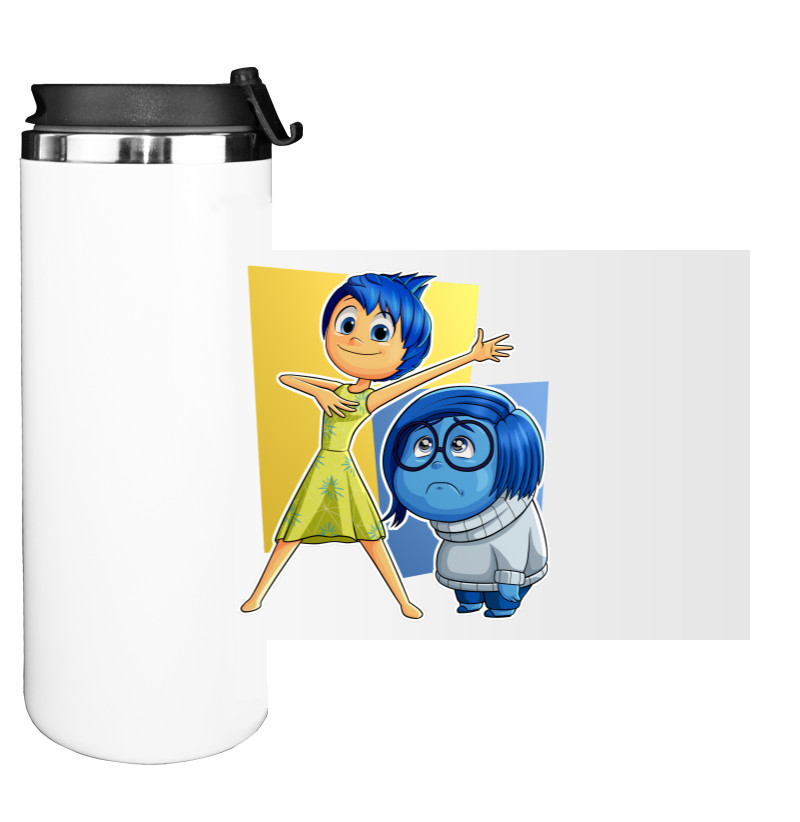 Water Bottle on Tumbler - Sadness and joy - Mfest