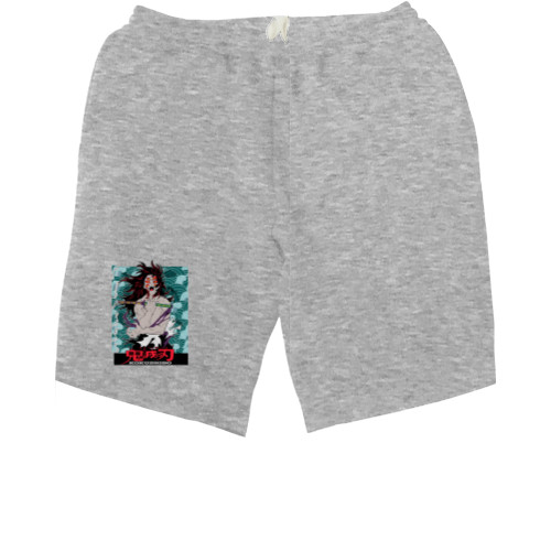 Men's Shorts - Kokushibo Demon Slayer - Mfest