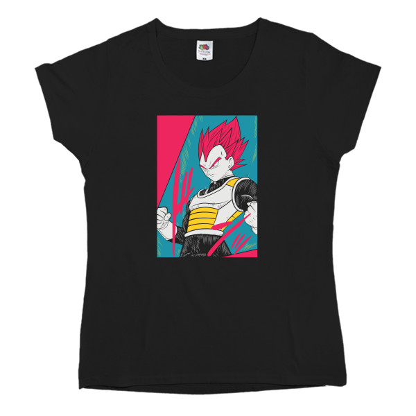 Women's T-shirt Fruit of the loom - Vegeta Dragon - Mfest