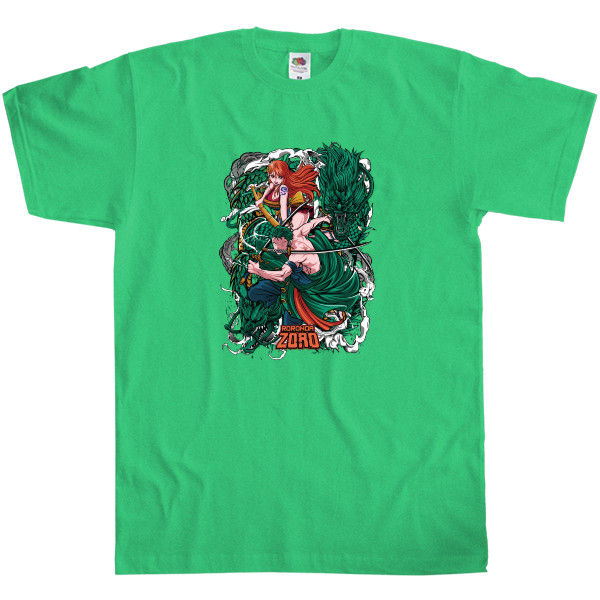 Men's T-Shirt Fruit of the loom - Roronoa Zoro One Piece - Mfest