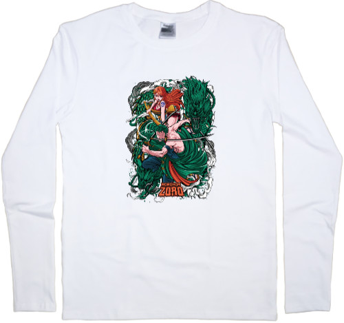 Kids' Longsleeve Shirt - Roronoa Zoro One Piece - Mfest