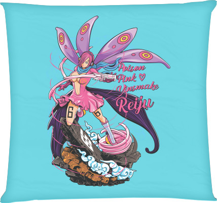 Square Throw Pillow - Vinsmoke Reiju  - Mfest