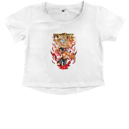 Kids' Premium Cropped T-Shirt - One Piece 32 - Mfest