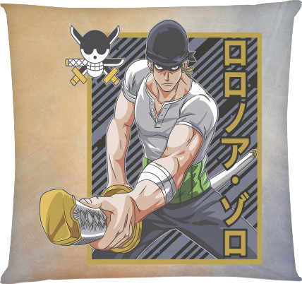 Square Throw Pillow - One Piece 36 - Mfest