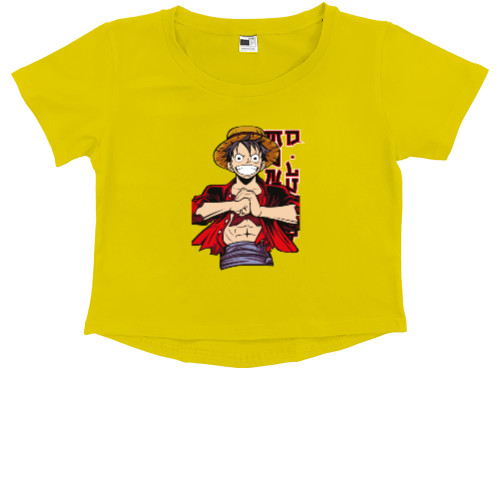 Kids' Premium Cropped T-Shirt - One Piece 37 - Mfest