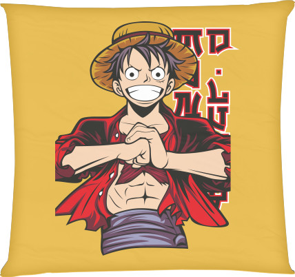 Square Throw Pillow - One Piece 37 - Mfest