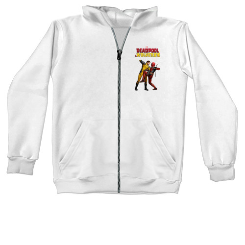 Unisex Zip-through Hoodie - Deadpool & Wolverine 2024 - Mfest