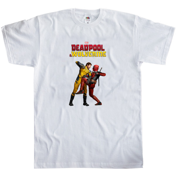 Kids' T-Shirt Fruit of the loom - Deadpool & Wolverine 2024 - Mfest