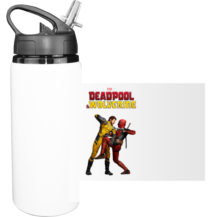 Sport Water Bottle - Deadpool & Wolverine 2024 - Mfest