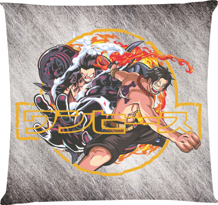 Square Throw Pillow - One Piece 38 - Mfest