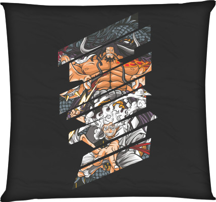 Square Throw Pillow - One Piece 40 - Mfest