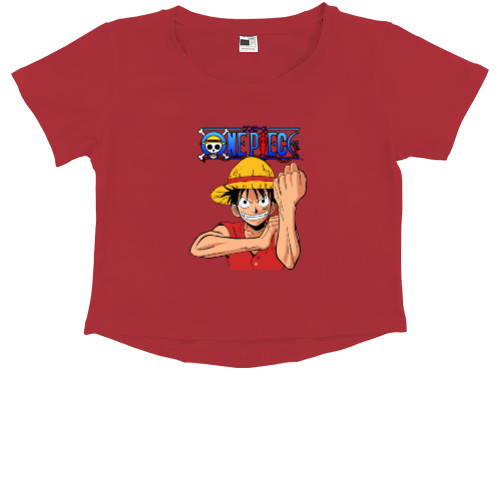 Kids' Premium Cropped T-Shirt - One Piece 42 - Mfest