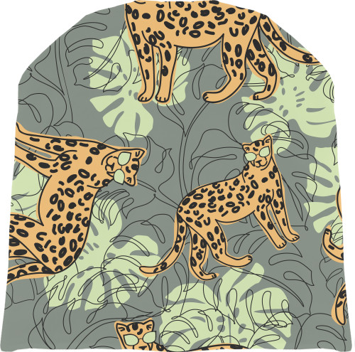 Hat 3D - Leopard - Mfest